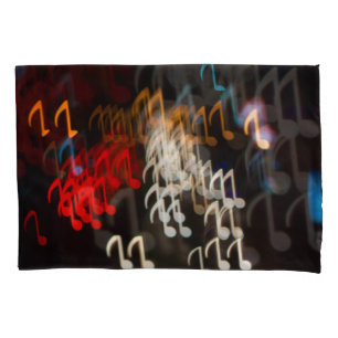 Notas de abstrato musical: luzes de fundo