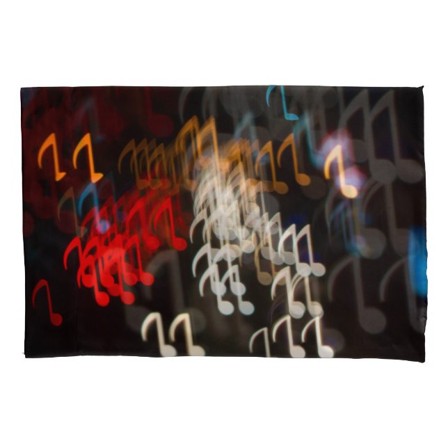 Notas de abstrato musical: luzes de fundo (Frente)