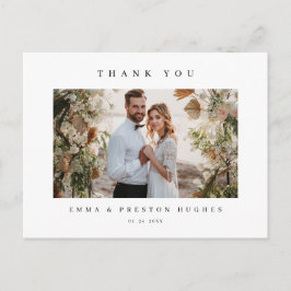 Notas de Agradecimento de Casamento Modernas com F