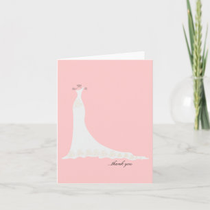 Notas de Agradecimento de Vestido de Noiva {Pêsseg
