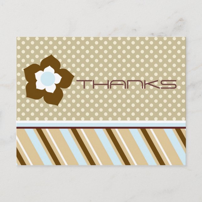 Notas de agradecimento Moderno (Frente)