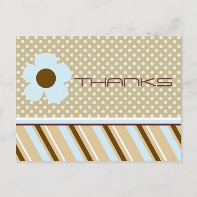 Notas de agradecimento Moderno (Frente)