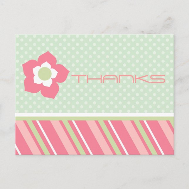 Notas de agradecimento Moderno (Frente)