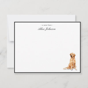 Notas de agradecimento personalizadas do ouro Retr