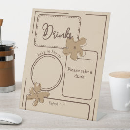 Notas de Flores em Estilo Minimalista para Bebê Ch