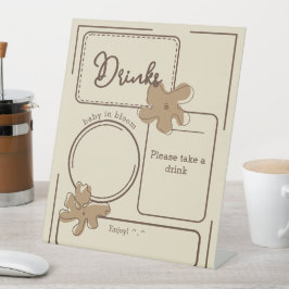 Notas de Flores em Estilo Minimalista para Drinks