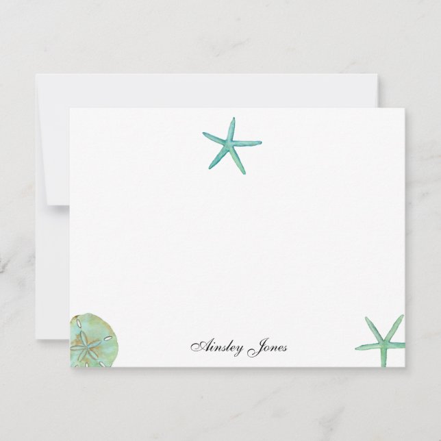 Notas de Ilustração da Aqua Starfish (Frente)