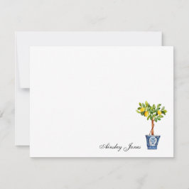 Notas de Ilustração Topiária da árvore-limão