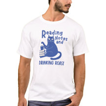 Notas de Leitura e Camiseta engraçada de café torr