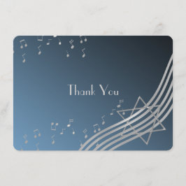 Notas de Música Bar de Placa Simples Mitzvah Obrig