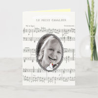 Notas de Música Cartão de Aniversário de Foto Pers