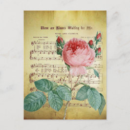 Notas de Música de Folha Antiquada do Elegante Vin