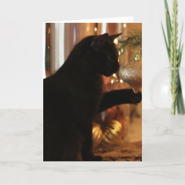 Notas de Natal, Gato Preto/Ornamento Dourado