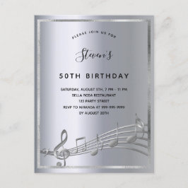 Notas de prata de aniversário