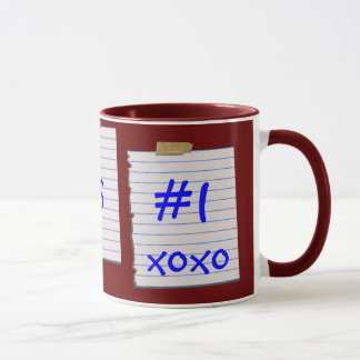 Notas do amor para a caneca de Grampa