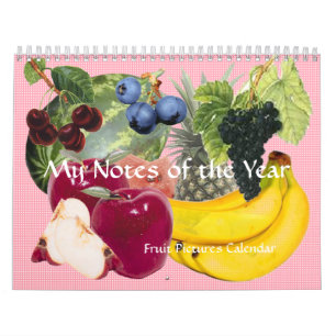 Notas do Calendário de Frutas do Ano
