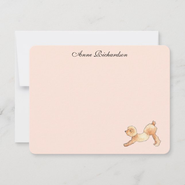 Notas do Poodle Custom Flat Obrigado (Frente)