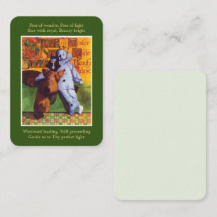 Notas ESTRELA DE MARAVILHA 3,5x2,5 Cartão Plano Nota