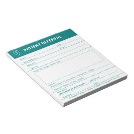 Notas Formulário de Encaminhamento Médico | Bloco Médico