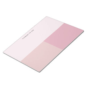 Notas Lista de Tarefas com Bloco de Cores Rosa Desmontáv