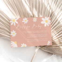 Notas Livros para Cartão de Bebê Blush Daisy Pink