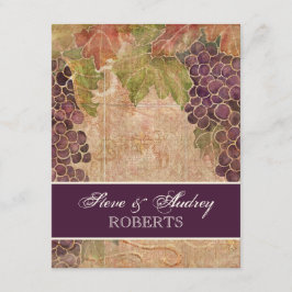 Notas Material de caserna de vinha envelhecida - cartão 