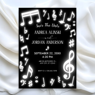 Notas musicais brilhantes Casamento