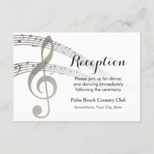 Notas Musicais Simples Recepção de Casamento Music
