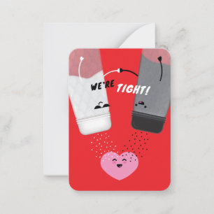 Notas Nós somos unidos! Cartão de Dia dos Namorados Infa