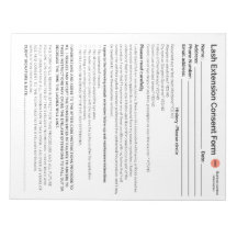 *Novo* Formulário de consentimento Lash no bloco d