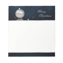 Notas Ornamento Luminoso Silver Elegante - Bloco de Nota