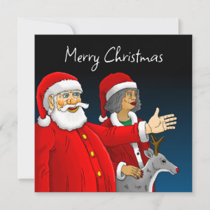 Notas Papai Noel, Sra. Papais noeis e Cartão de Natal Ru