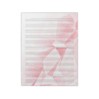 Papel de Música Branco com 12 Pautas Bloco de Nota