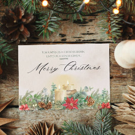 Notas Para nós, uma criança é um cartão de Natal dobrado