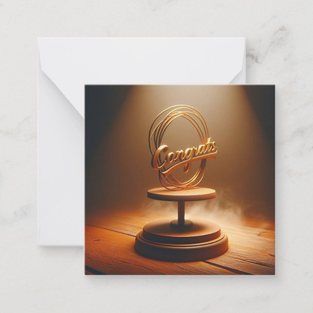 Notas Parabéns Cartão de Saudação (Frente)