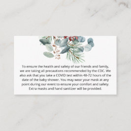 Notas personalizadas do Natal Evergreen