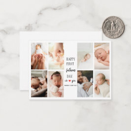 Notas Primeira Colagem de Fotos do Dia dos Pais | Cartão