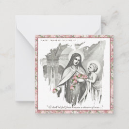 Notas Ruas Religiosas, Cartão Floral de freira católica