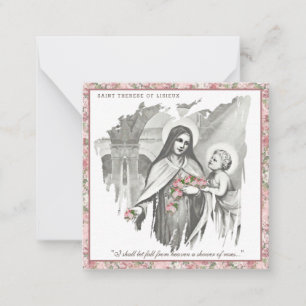 Notas Ruas Religiosas, Cartão Floral de freira católica