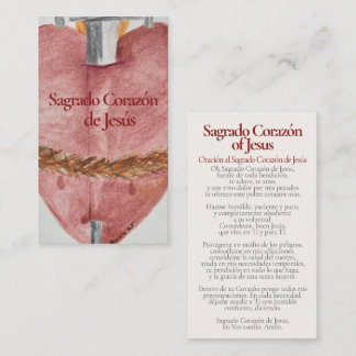 Notas Sagrado Coração de Jesus - Cartão Católico Sagrado