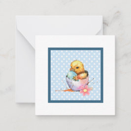 Notas Saudações do Pintinho de Páscoa (estilo cartão pos