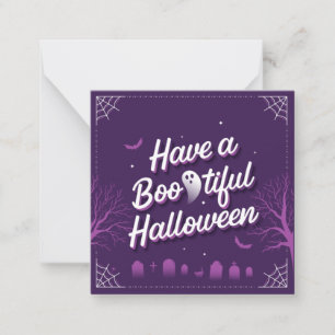 Notas Tenha um Cartão de Boas Festas de Halloween