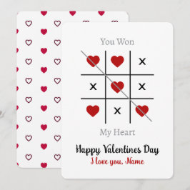 Notas Tic-Tac-Toe: Você ganhou meu Cartão de Dia do Namo