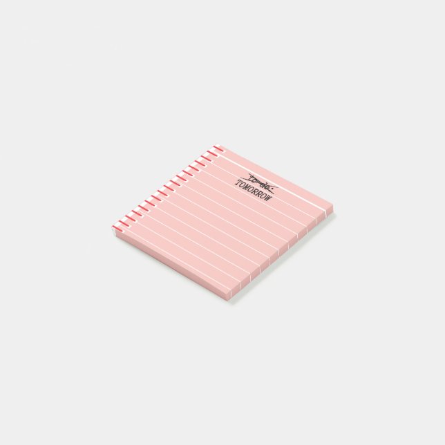 Notas To Do List Sticky Notes, bloco de anotações amanhã (Inclinado)