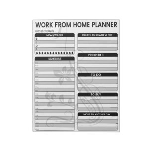 Notas Trabalhe a partir do Home Planner, do Bloco de Not