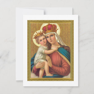 NOTAS VINTAGE MADONNA E CARTÃO DE NATAL PARA CRIANÇAS