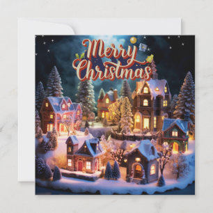 Notas Whimsical Deseja Cartão de Natal