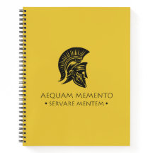 Notebook Aequam memento mentem