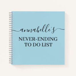 Notebook Azul Nunca Terminando na Lista