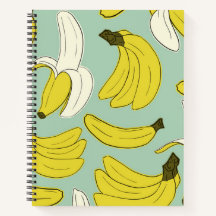 Notebook Banana Spiral